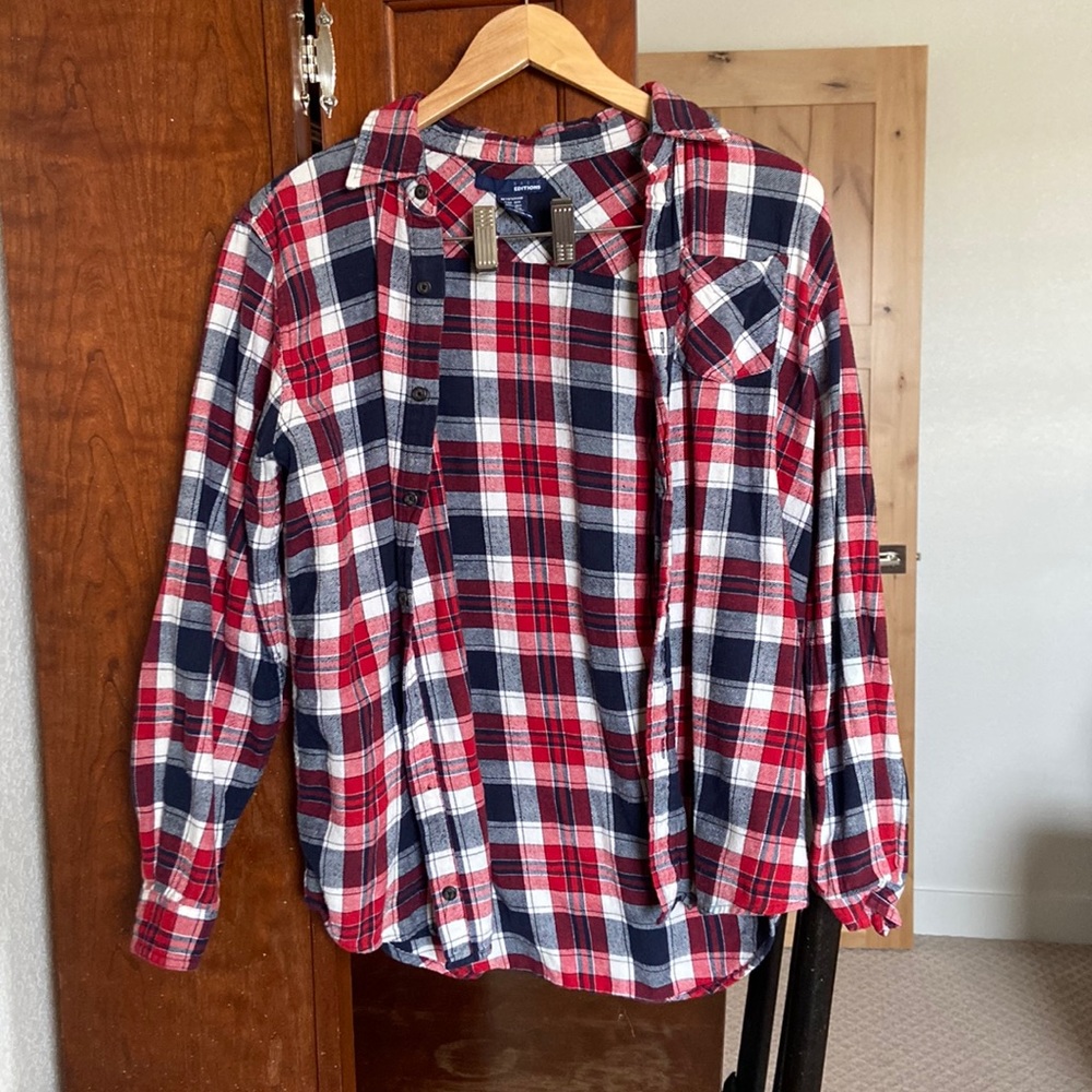 Thick oversized flannel